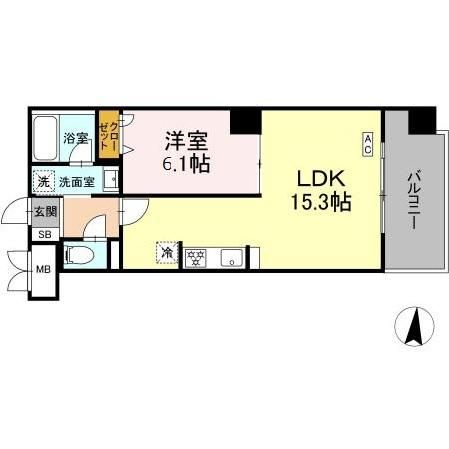 仮)D-ROOM小倉3丁目の間取り