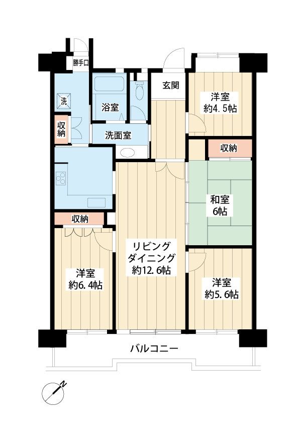 エルシティ新浦安1311の間取り