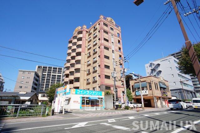 【熊本市中央区水前寺のマンションの建物外観】