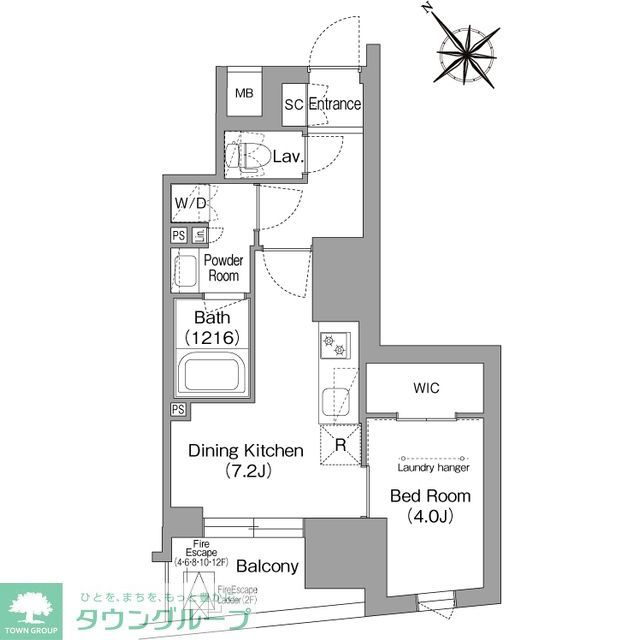 コンフォリア・リヴ東池袋の間取り
