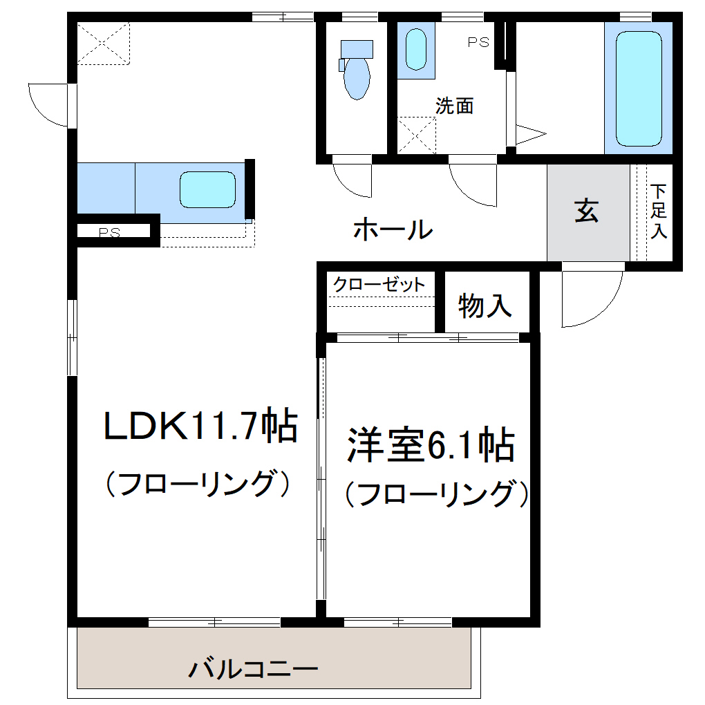 メゾンド倉の間取り