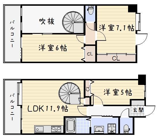 Ｊ－スクエアの間取り