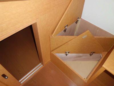 収納　収納は至るところにあります。