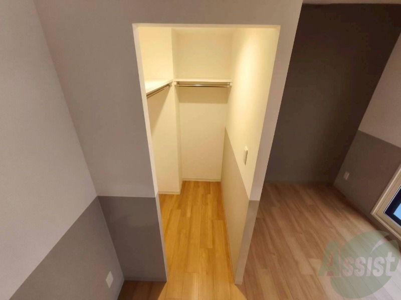 収納　洋室にはクローゼットがあるのですっきり片付きそうです。