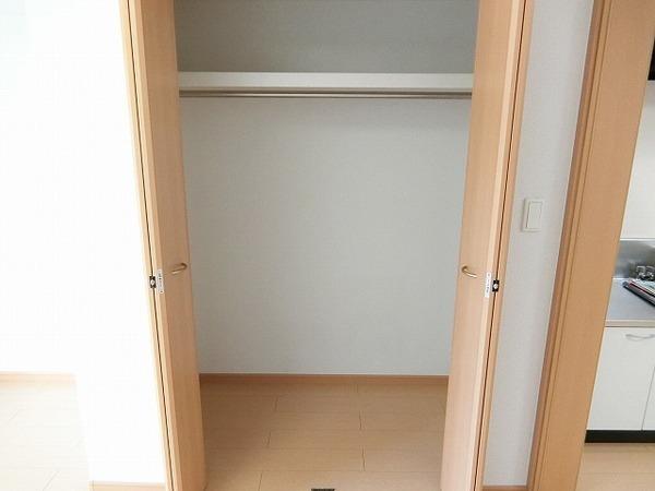 収納　クローゼット！