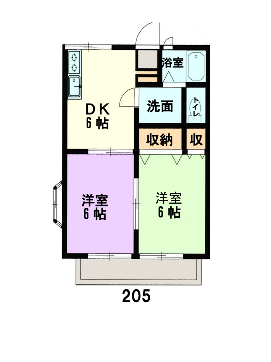 エステート壱番館_間取り_0