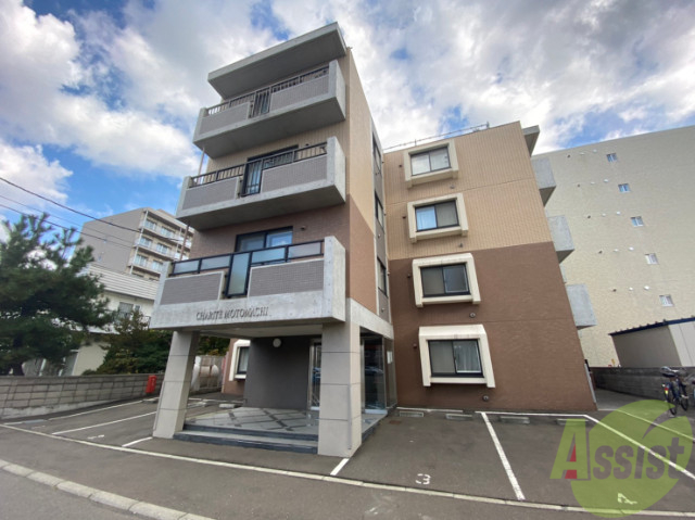 建物外観　札幌市東区北２６条東「シャリテ元町」