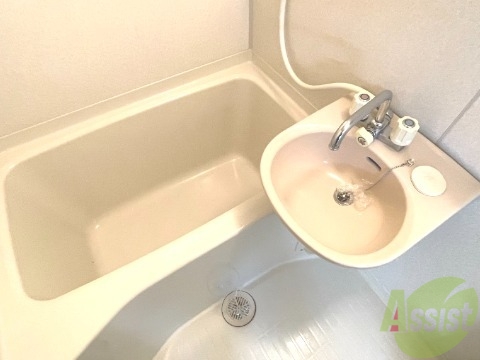 バス・シャワールーム　浴室は狭すぎず、シャワーも浴びやすそうです。