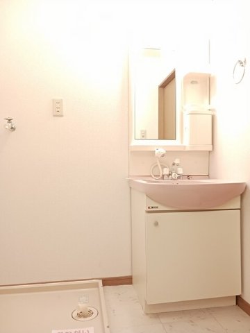 洗面設備　広い洗面スペース