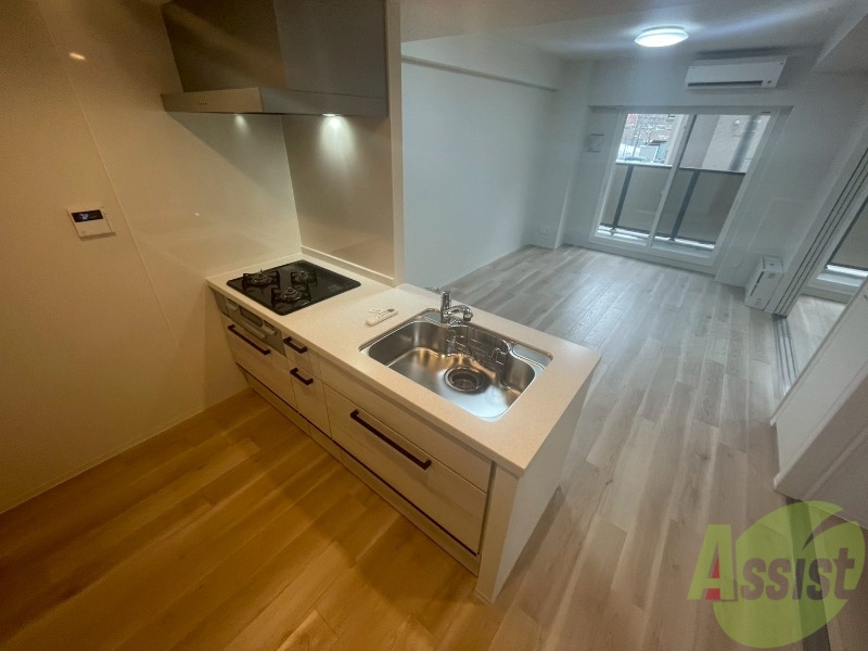 キッチン　システムキッチンなので、すぐお料理に使えます！