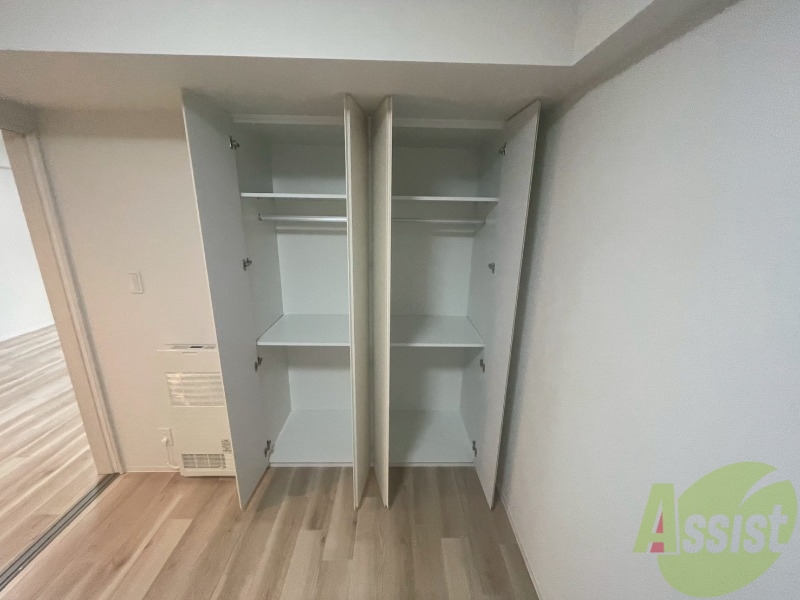 収納　収納もバッチリあるのでお部屋が片付きますよ！