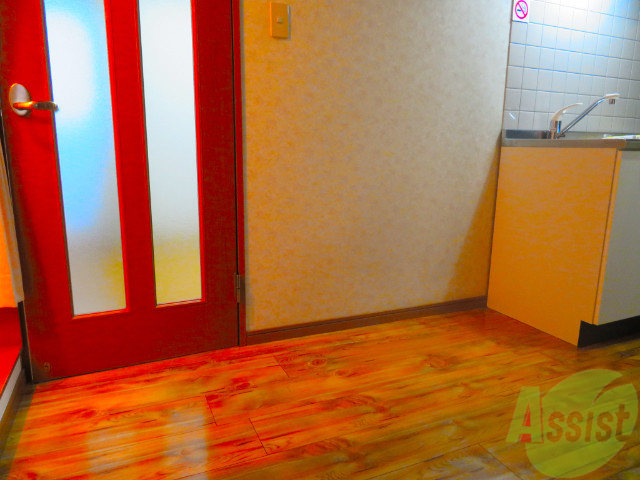 玄関　こちらは玄関からの目線になりますねー。