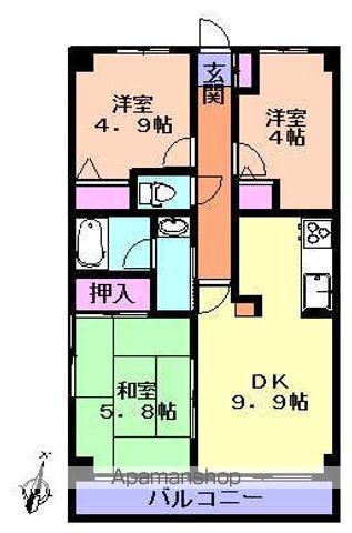 フェスティナレンテ_間取り_0