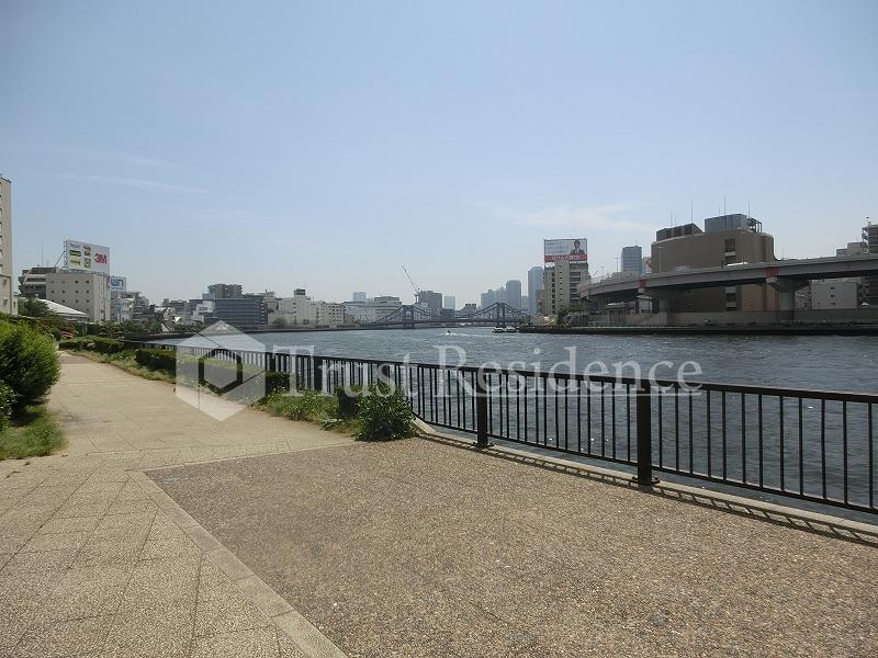 公園　隅田川テラス（公園）まで619m