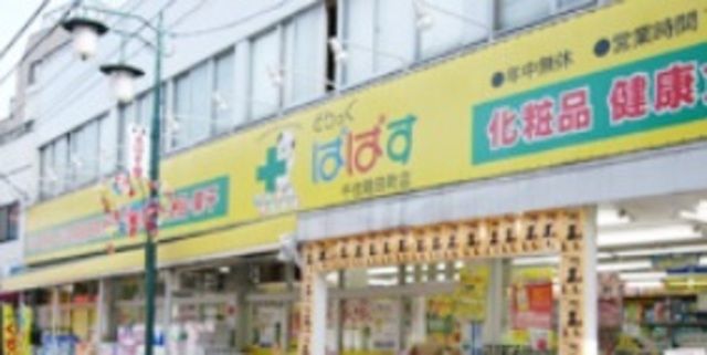 ドラックストア　どらっぐぱぱす（ドラッグストア）まで869m