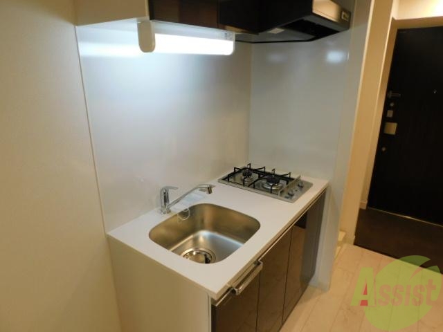 キッチン　２口ガスキッチンです