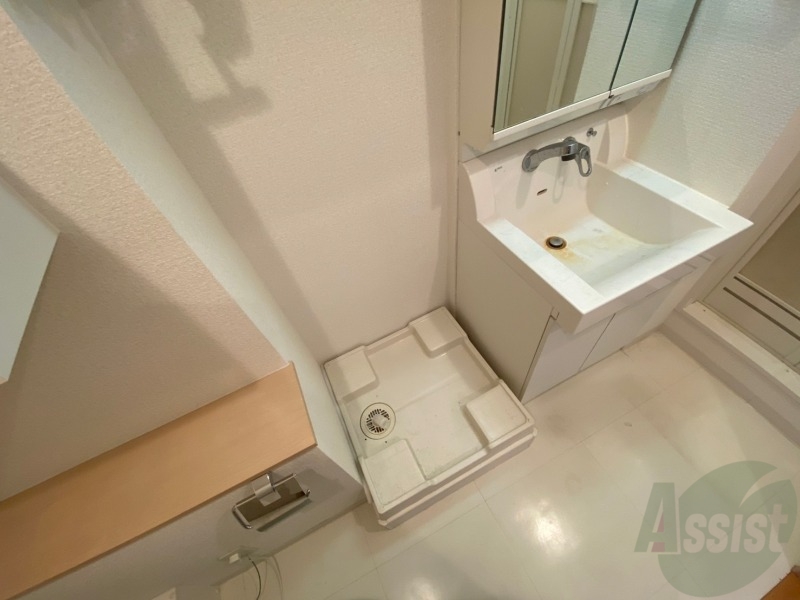 その他設備　洗濯機はこちらの専用スペースに置けます！