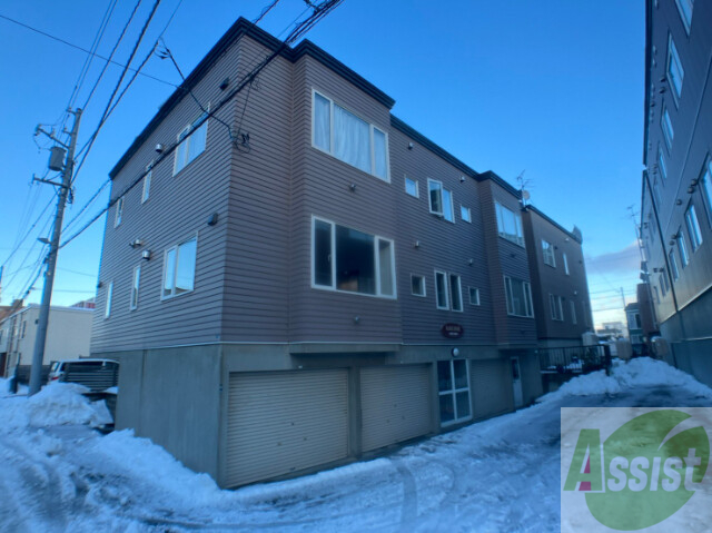 建物外観　札幌市北区篠路４条「バローネ川村」