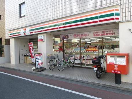 コンビニ　セブンイレブン南大井浜川店（コンビニ）まで393m