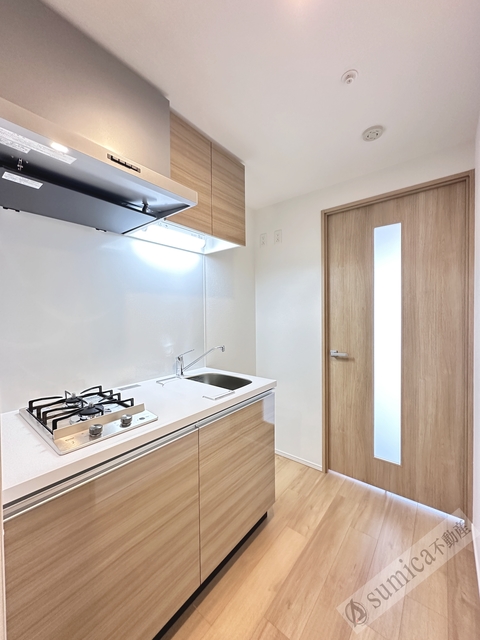 キッチン　２口ガスコンロ完備です♪