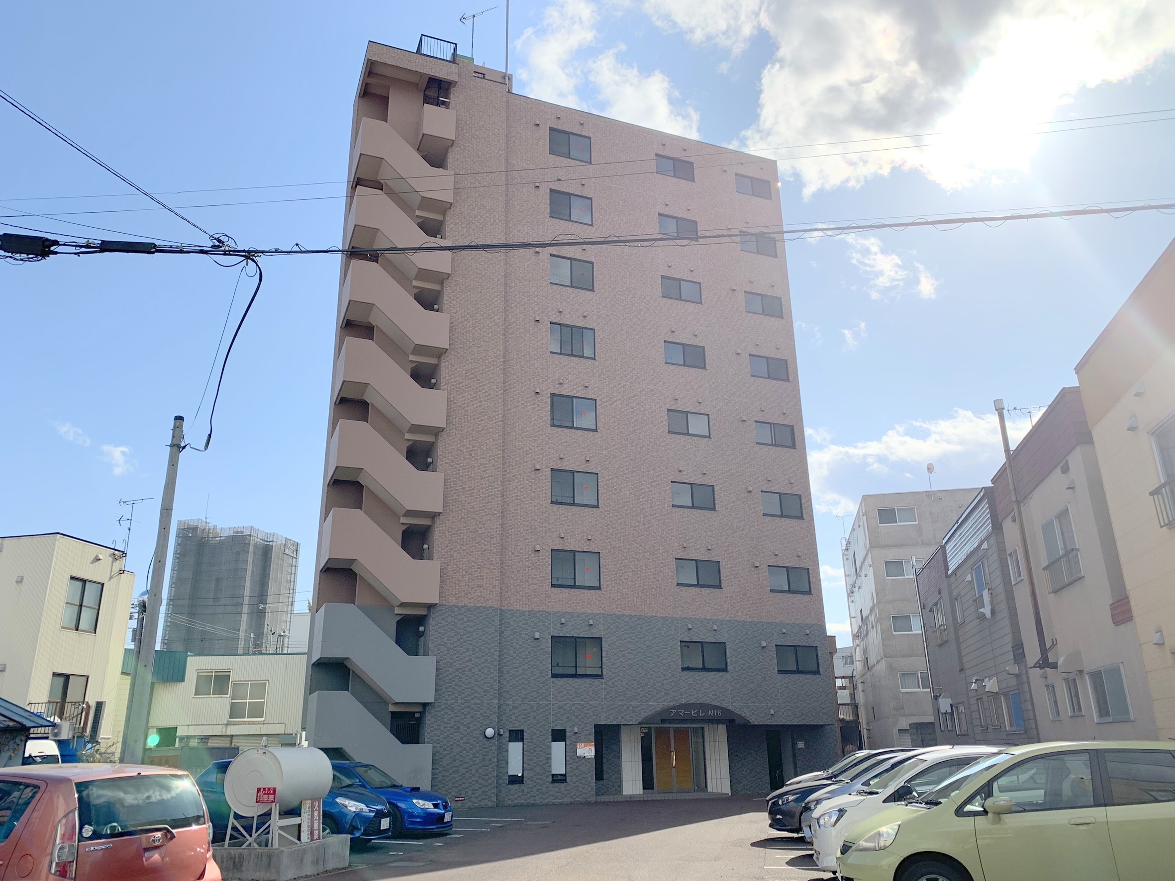 建物外観　人気の高いオール電化マンションです♪