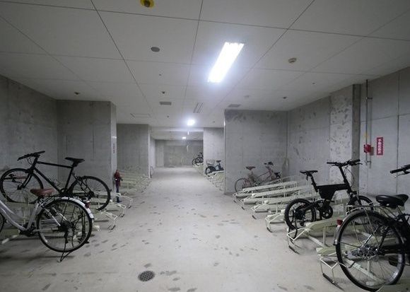 駐車場　駐輪場です。