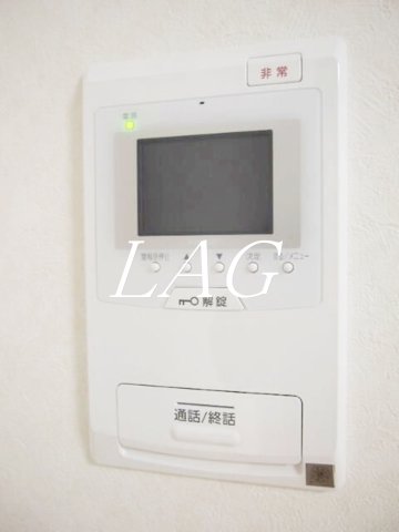 セキュリティ　モニター付きインターホンです。