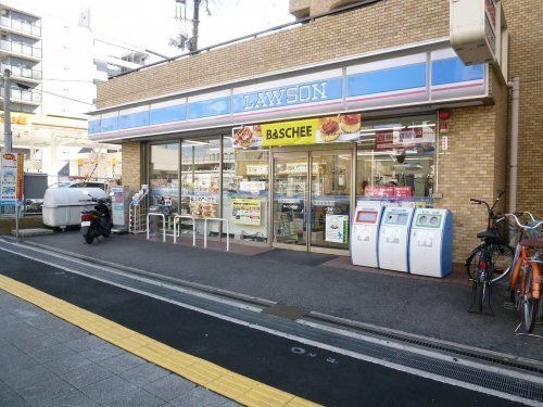 コンビニ　ローソン 桑津店（コンビニ）まで628m