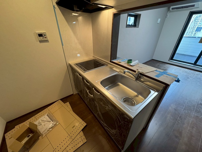 建物外観　建築中