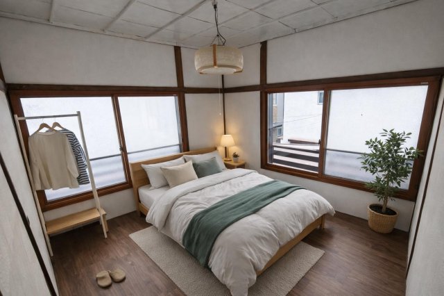 居室・リビング　2階奥部屋、東南角日当たり良好、内窓断熱性アップ（イメージ）