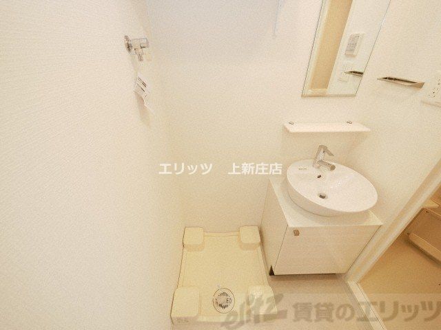 洗面設備　洗濯機置き場