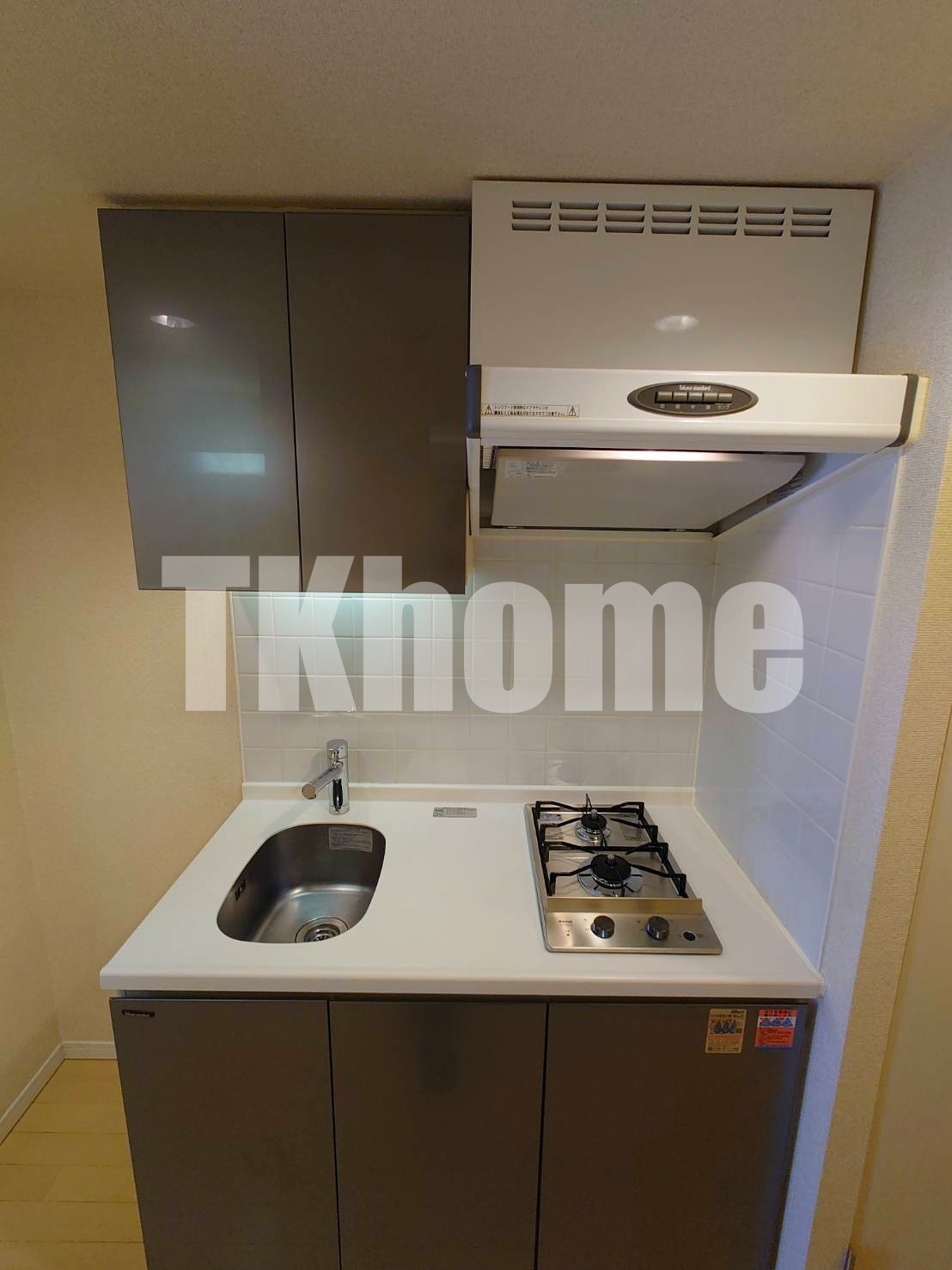 キッチン　2口ガスシステムキッチン