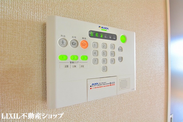 セキュリティ　ＡＬＳＯＫホームセキュリティ・モニター付インターホンです。