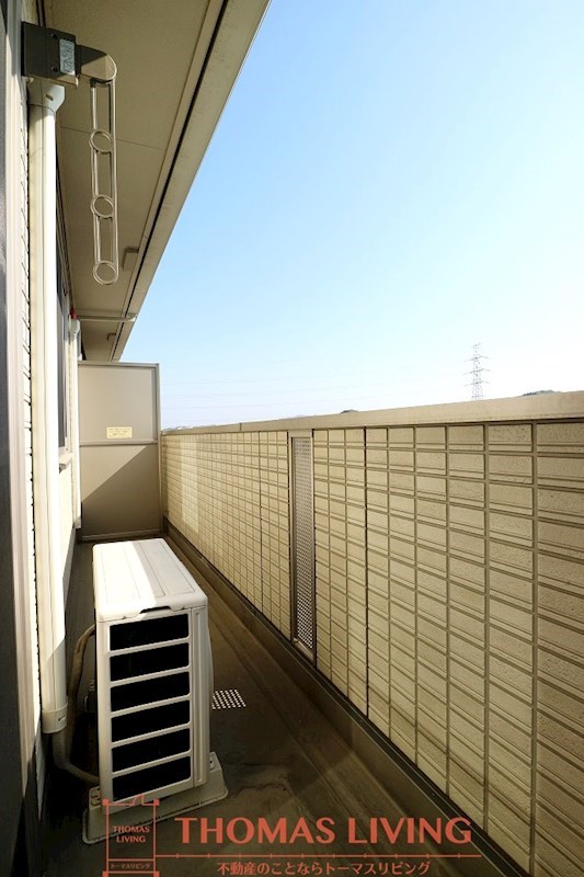 バルコニー　写真は別号室です。