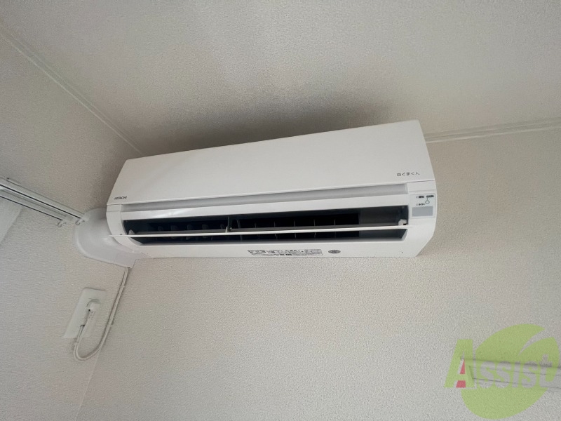 その他設備　エアコンが付いているので夏も冬も快適ですね～