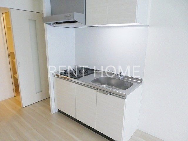 キッチン　２口ガスシステムキッチン