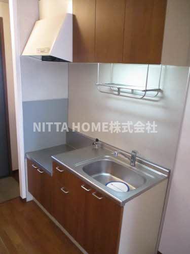 キッチン　ガスコンロ設置可能です(^^♪