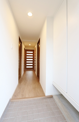 玄関　毎日迎える玄関スペース