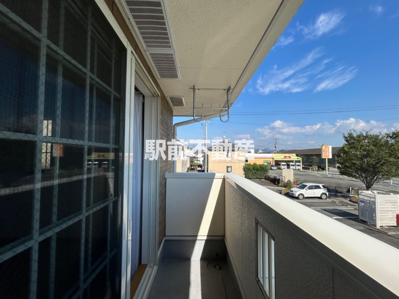 バルコニー　南向きのベランダです