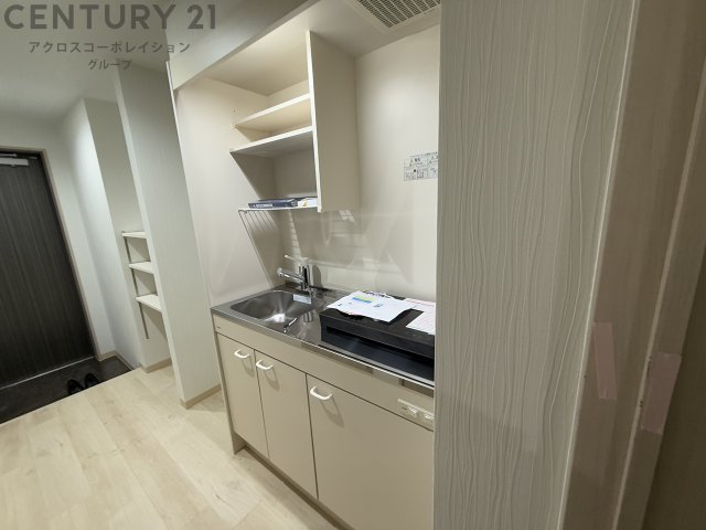 キッチン　2口IHコンロ付きのキッチン！