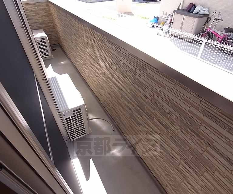 バルコニー　西ベランダです。