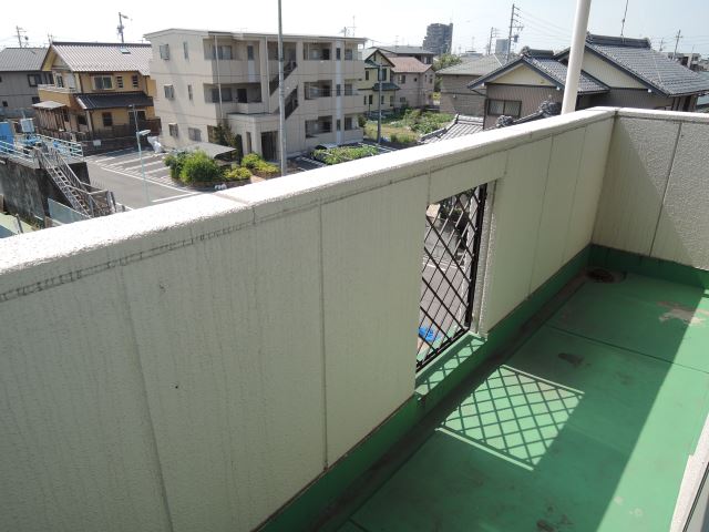 バルコニー　日当たり良好です