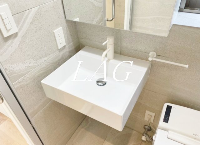 洗面設備　洗面台です。