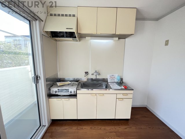 キッチン　ガスコンロ設置可能なキッチンです！