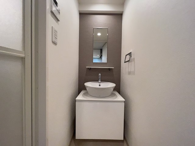 洗面設備　洗面所です