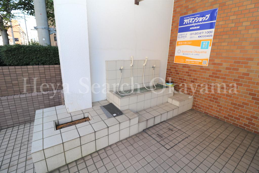 その他設備　ペットの足洗い場♪