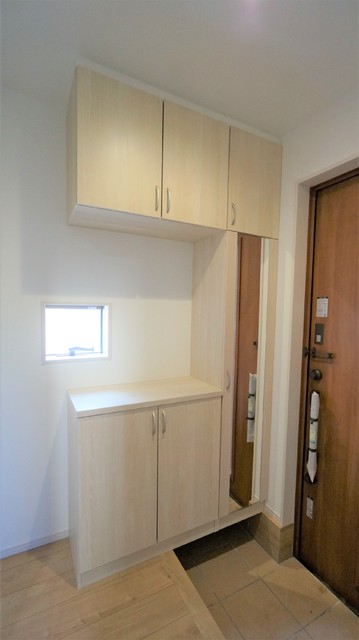 玄関　玄関のシューズボックス