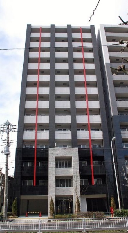 建物外観　外観おしゃれなタイル張り　2008年9月築　RC鉄筋コンクリ