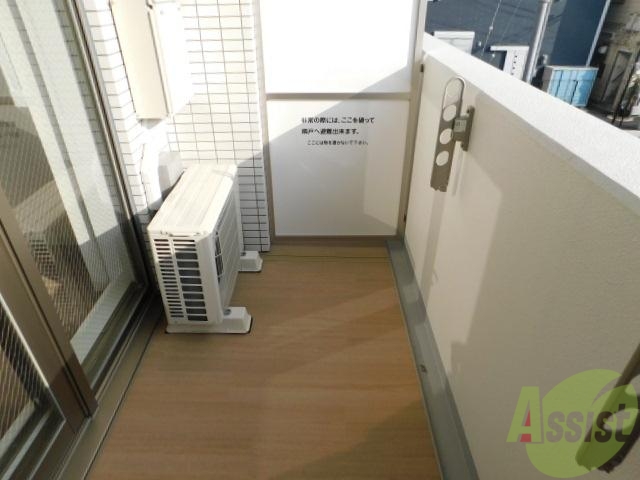 バルコニー　通風良好です