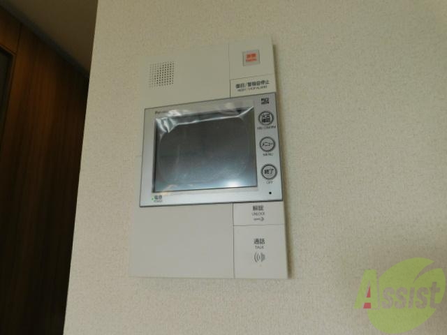 セキュリティ　安心のモニターフォン完備